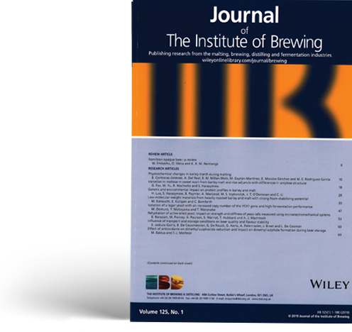 					View Vol. 130 No. 1 (2024): Journal of the Institute of Brewing
				